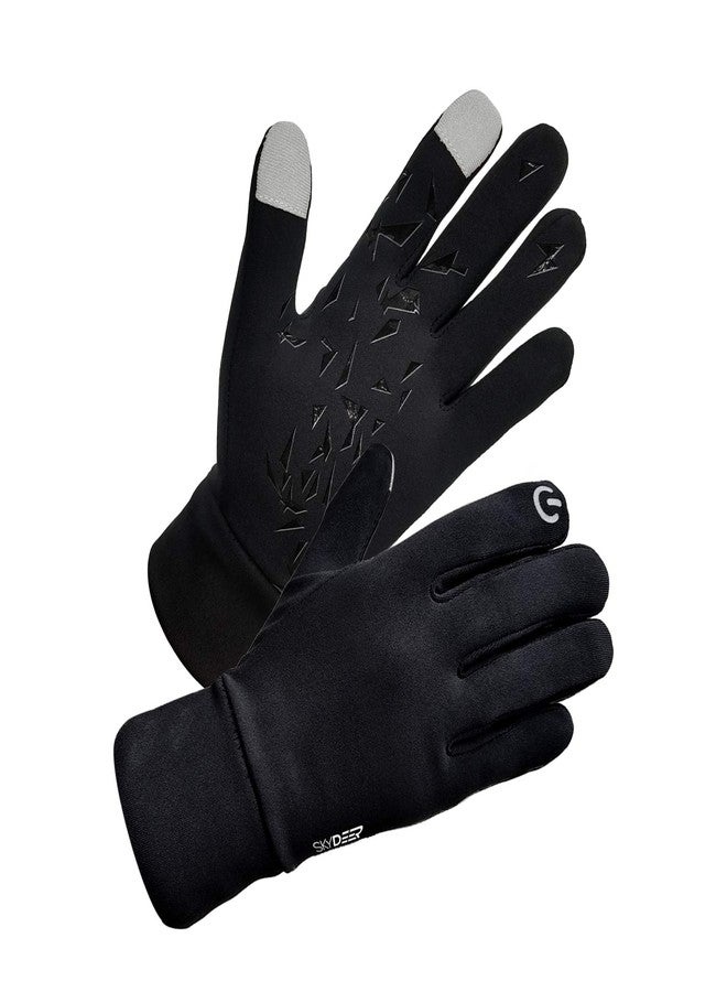 SKYDEER Touchscreen Winter Gloves Liner with Anti-Slip Palm Warm and Lightweight for Running Cycling Driving and More Sports (SD2130/L) - Image 1